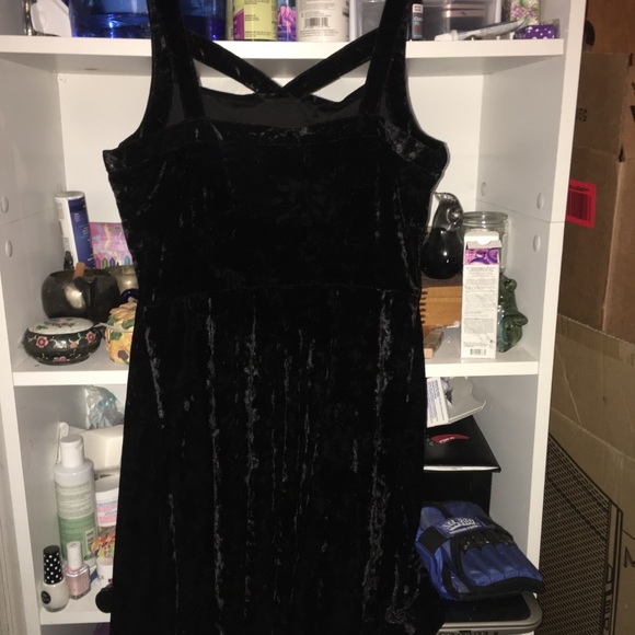 Black Velvet Tank dress - Picture 2 of 2